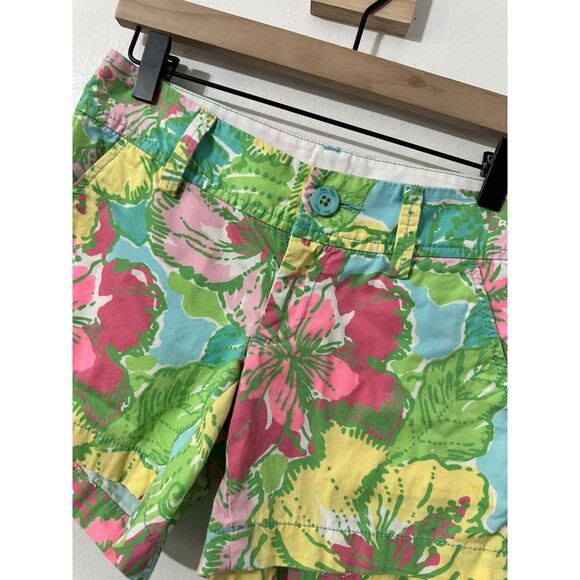 Lilly Pulitzer Women’s Callahan Shorts Shirley Blue Big Flirt Floral 000 (28”) - Picture 2 of 7